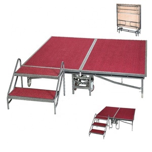 Al aire libre <span class=keywords><strong>alquiler</strong></span> escenario portátil <span class=keywords><strong>de</strong></span> metal plegable etapa escenario móvil - Product Image 5