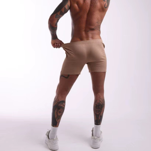 Calzoncillos Bóxer de Algodón Beige para Hombre, Transpirables, Suaves, Cómodos, Clásicos, Ropa Interior de Algodón para Uso Diario, Proveedor Internacional de Exportación - Product Image 1