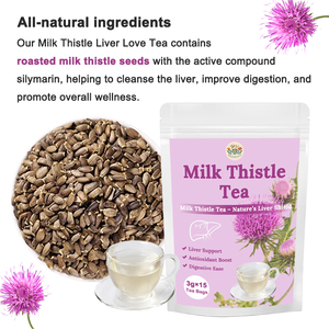 <span class=keywords><strong>Tisane</strong></span> <span class=keywords><strong>Bio</strong></span> Naturelle aux Herbes de <span class=keywords><strong>Chardon</strong></span>-<span class=keywords><strong>Marie</strong></span> pour le Soin du Foie, Antioxydante, Détoxifiante, Digestive, Complément Alimentaire Herbal - Product Image 5