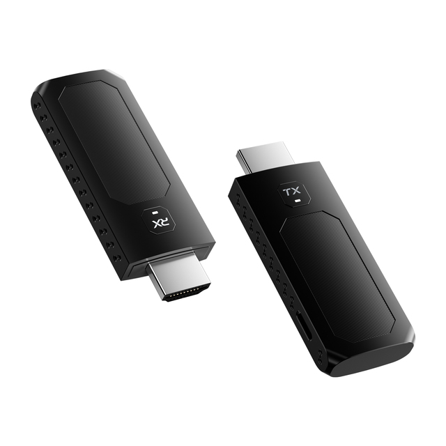 1080P 50M 5GHz Wireless HDMI Transmitter Receiver Kit Auto Pair Split Screen Dual Mode Casting Set for PC Laptop TV Projector