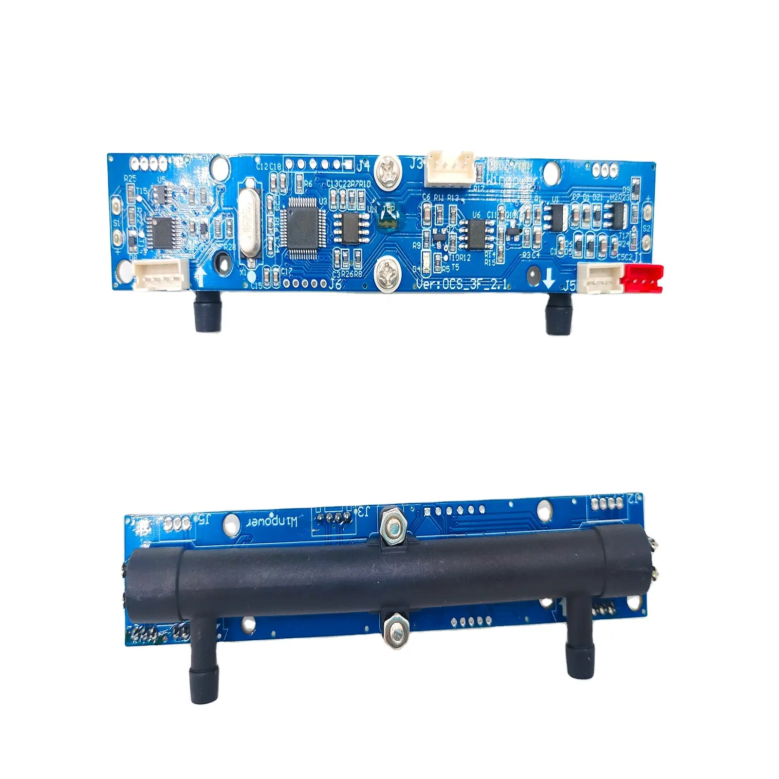 OCS-3F2.1+LCD+PSU Ultraschall-Sauerstoff-Sensor-Set für PSA Sauerstoffkonzentrator Detekt 21-95,6%, 0-20L Steigerung 0-2,5V Analog-Ausgang