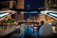 2022 Bateaux pontons de luxe en aluminium avec Bimini nouveau design à vendre