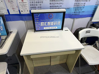 Bureau d'ordinateur multifonctionnel en métal pour l'école, la salle de classe, le bureau, la chambre, l'hôtel, la salle de conférence avec un design moderne
