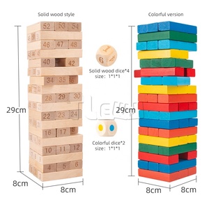 <span class=keywords><strong>Jeu</strong></span> de construction éducatif <span class=keywords><strong>en</strong></span> <span class=keywords><strong>bois</strong></span> coloré pour enfants et adultes, idéal pour les fêtes à la maison - Vente <span class=keywords><strong>en</strong></span> gros - Product Image 4