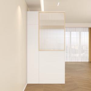 מודרני קרם מותאם אישית לנעל ארון נעליים נוח ללא משיכה ידית עיצוב מודרני מתלה - Product Image 3