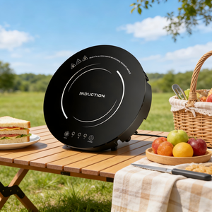 DC48V Solar Power Portable Induction Cooker Table & Built-in Dual Use for Outdoor Travel Easy to Operate <b>Stove</b> & Infrared Cerami - Product Image 3