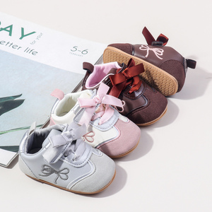 Chaussures pour Bébé Fille à Nœud, Meilleures Ventes du Printemps et de l'Automne, Nouveau Style - Chaussons d'Apprentissage Façon Ballerine pour Tout-Petits - Product Image 2