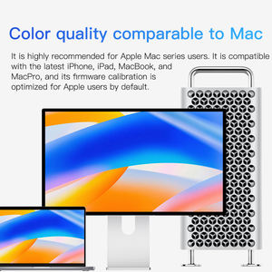 شاشة كمبيوتر Kuycon P27G مقاس 27 بوصة بهيكل من الألمنيوم بالكامل وتبديد سريع للحرارة بدقة 4K بدون حامل - Product Image 5