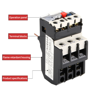 Relais de surcharge thermique <span class=keywords><strong>JR28</strong></span> série 1.6A 2.5A 4A 6A 8A 10A 13A 18A 25A relais thermique réglable relais électriques pour entrepreneur AC - Product Image 5