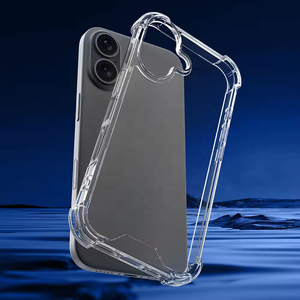 Étui de protection antichoc en TPU+PC haute transparence pour 16/15/14/13/12/11 Plus Pro Max Anti-jaunissement TCX001 - Product Image 1