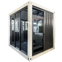 Chine mini maisons modulaires portable préfabriqué 10FT 15FT maison en conteneur plat