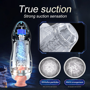 지능형 난방 기능 12가지 진동 모드 터치 스크린 인공 음성 상호 작용 전기 진동 남성용 자위기구 - Product Image 5