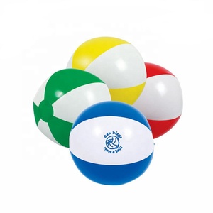 Pelota de playa inflable de PVC para niños personalizada colorida a precio de fábrica