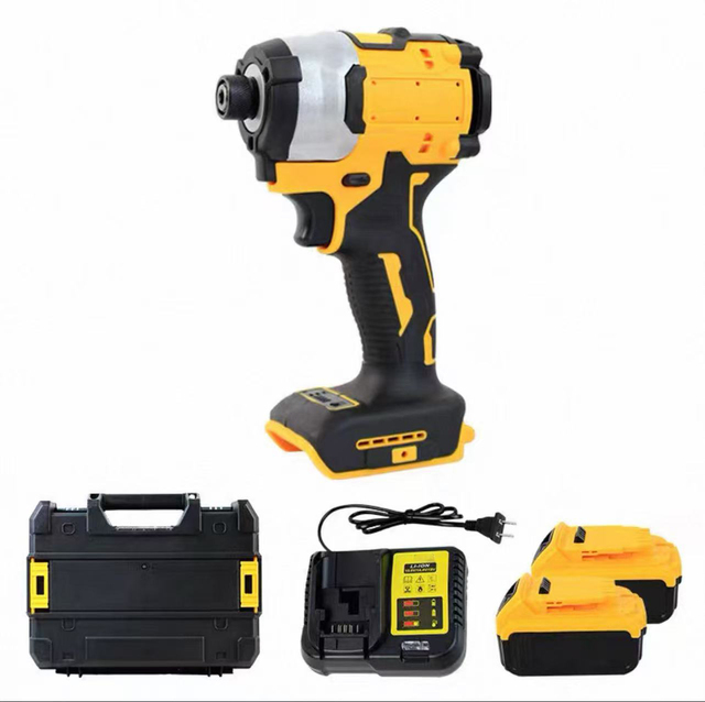 20V Cordless Professional Impact Driver Screwdriver 2800RPM Brushless Motor Drill Variable Speed 500W Input OEM Customizable