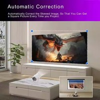 Top cartographie professionnelle 300 Lumens Android 12 1080P faisceau 3D prêt passif Portable Mini chinois maison fait vidéo projecteur Y400