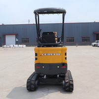 Mini-excavatrice Derette China de 2 tonnes, moteur Kubota, homologuée EPA, petite excavatrice compacte sur chenilles pour utilisation agricole