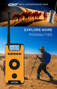 Prix bas <span class=keywords><strong>Radio</strong></span> bidirectionnelle haute capacité Powerbank Camp de plein air Sport randonnée équipement de Communication talkie-walkie - Product Image 3