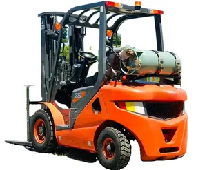 LONKING LPG FD25DT Forklift Diesel 2.5 ton truk Forklift LG25GLT dengan Shifter samping untuk dijual