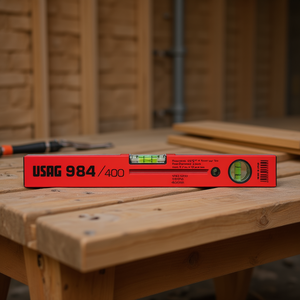 ระดับน้ำ Usag 984 ขนาด 400 มม. พร้อมหลอดวัดระดับสำหรับการจัดตำแหน่งอย่างแม่นยำ - Product Image 3