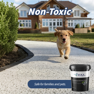 Pierre de résine lavée effet Glaçon Bleu, directement de l'usine, pour système de pavage décoratif perméable pour trottoirs urbains - Product Image 4