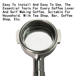 ตัวกรองกาแฟสแตนเลสขนาด 58 มม. ใช้ซ้ำได้สำหรับเครื่องชงกาแฟ - Product Image 4