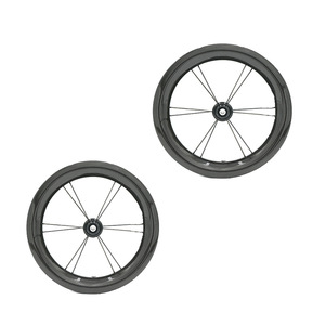 Juego de ruedas de fibra de carbono ultraligeras de 12 pulgadas con sistema de freno de disco de anillo de fibra de carbono doble de paso deslizante para automóviles pequeños - Product Image 3