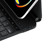 Nouvel étui clavier magnétique flottant sans fil pour iPad Air 13 M4/M3/M2 iPad Pro 12.9 3e-6e génération avec rétroéclairage LED et pavé tactile USB-C