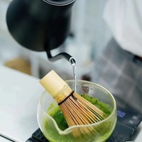 Ensemble de matcha écologique personnalisé de 450 ml, bol en verre avec bec verseur, boîte-cadeau personnalisable, kit de voyage