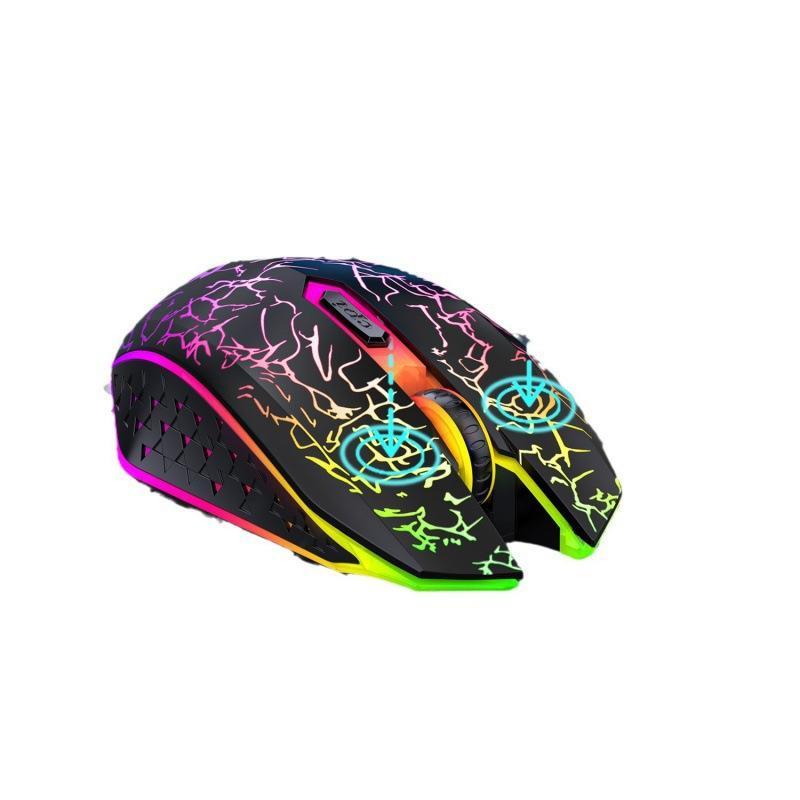 Factory Wholesale Custom Ergonomic Dual-mode <strong>Gaming</strong> Wired <strong>Mouse</strong> USB <strong>Right</strong> Esports Games Office Use Versatile Colorful Glowing