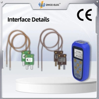 OEM Compact Dual Channel Thermocouple Sensor Thermometer for On-Site Temperature Testing Inspection and Process Monitoring