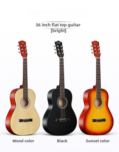 Jelo AG-3 36-inch Acoustic cổ điển Tenor Bass Guitar với 6 dây đồng cổ điển archtop thiết kế mở rộng phạm vi Basswood - Product Image 3