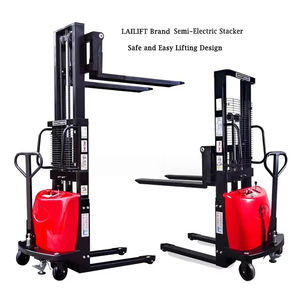 Venta Directa de Fábrica, Apilador Semieléctrico, Elevador Eléctrico de Alta Altura, Apilador Semieléctrico, Apilador de Palés - Product Image 5