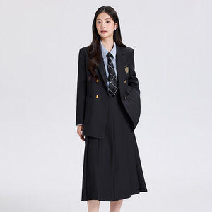 Women's Suit Set Gray Solid Color Polyester Anti-Wrinkle Casual Workwear Formal Wear - Product Image 4