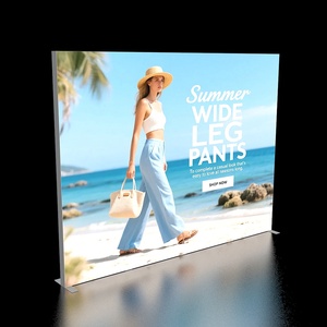 Boîte à lumière LED de 120 mm d'épaisseur, affichage publicitaire portable, présentoir attrayant rétroéclairé SEG, graphique promotionnel, salon professionnel, exposition - Product Image 2