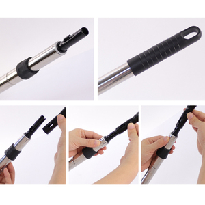 Filet à main écologique personnalisé de 2m, poteau télescopique, outils de nettoyage de piscine en acier inoxydable avec tige télescopique - Product Image 4