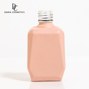 Logo Maatwerk 15Ml Glazen Fles Unieke Vorm Zoete Roze Nagellak Fles 15Ml Booggel Polish Fles - Product Image 6