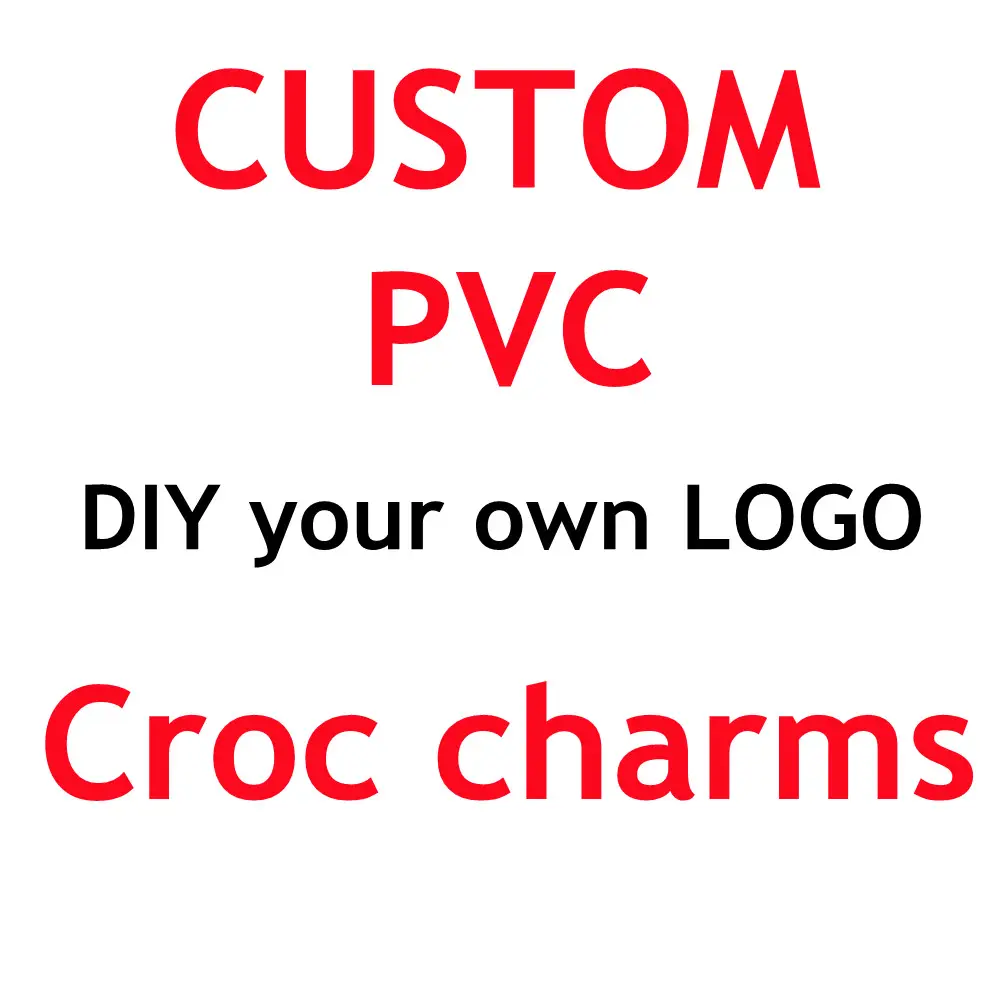 Factory DIY your own Custom logo pvc clog charms designer charm custom shoes charms decoration