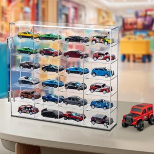 Scatola Portaoggetti per Modellini Auto in Acrilico e Lega - Espositore Antipolvere ad Alta Trasparenza per Arredamento Casa - Product Image 1