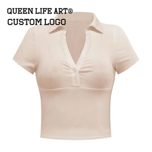 Camisetas Cortas Personalizadas Verdant Strokes Y2K para Mujer, <span class=keywords><strong>Camiseta</strong></span> Polo de Algodón con Estampado 3D, <span class=keywords><strong>Camiseta</strong></span> Corta Negra Tipo Baby Tee en Tela Vaquera - Product Image 4