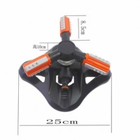 Arroseur rotatif automatique à 360 degrés à entraînement par engrenages pour l'irrigation des terres agricoles, des fermes, des parcs et des pelouses, système d'irrigation de 8 à 10 mètres de diamètre