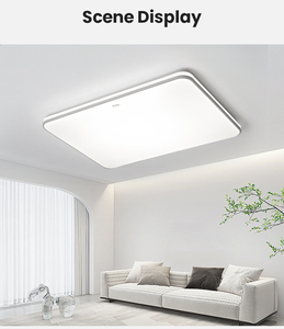 Tcl hiện đại AC 220V 160W hình chữ nhật dẫn đèn trần 3000K + 6000K 3 màu Dimmable 8000LM 60lm/W ra95 160W 3000K + 6000K 3 màu - Product Image 6