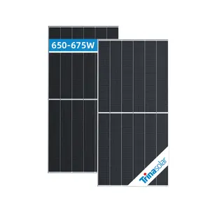 天合光能650w 655w 660w 665w 670w天合光能TSM-DE21太阳能电池板半切天合光能电池板价格晶圆尺寸210*210