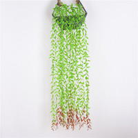 Plantes artificielles en saule pleureur, feuillage en plastique, guirlande de lierre artificiel pour la maison, mariage, Noël, Nouvel An