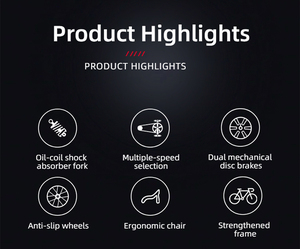 Biciclette da Montagna di Alta Qualità in Offerta, 24-26 Pollici, 21 Velocità, Sospensione Completa, Disponibili in 24, 26, 27.5, 29 Pollici a Prezzo Conveniente - Product Image 5