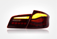 SJC Auto Accessoires Feu Arrière pour BMW Série 5 F10 F18 2011-2017 GTS Dragon Scale LED Feu Arrière Plug and Play