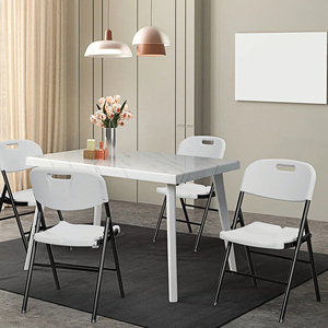 Sedia Pieghevole Moderna in HDPE Resistente, Capacità 150 kg, Portatile per Matrimoni, Feste, Noleggio, Vendita all'Ingrosso - Product Image 1