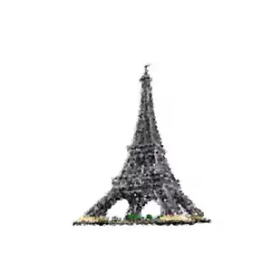 10001 Stück Architektur paare Eiffelturm-Baustein für Kinder Kompatible 10307 Modellbau sätze Creator Expert Spielzeugs teine