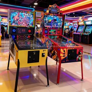 เครื่องเล่นเกมพินบอลเสมือนจริง Baihui Animation Family รองรับ 4K พร้อมระบบ Force Feedback ปรับแต่งได้ 4 หน้าจอ พร้อมไฟ LED และระบบสั่นสะเทือน - Product Image 6