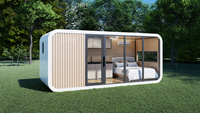 Bureau Conteneur de Luxe Modulaire Préfabriqué de 20 ou 40 Pieds, Maison Portable, Apple Home ou Tiny House