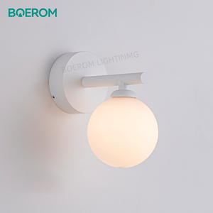Lampe murale extérieure LED minimaliste, étanche, en aluminium, <span class=keywords><strong>globe</strong></span> IP54, éclairage <span class=keywords><strong>mural</strong></span> <span class=keywords><strong>extérieur</strong></span> avec un design moderne et élégant - Product Image 1